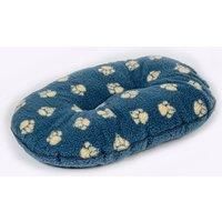 Danish Design Harbour Paw - Sherpa Fleece Quilted Mattress Grey Dog Bed for Adult/Senior/Puppy Beds - 33in