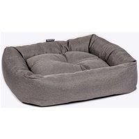 Danish Design Anti-Bacterial Stain and Odour Resistant Grey Dog/Puppy Snuggle Bed Large 35 inch