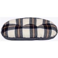 Danish Design Navy Bowmore Brushed Check Design Dog/Puppy Quilted Mattress Large 33in
