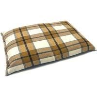 Danish Design Sand Bowmore Brushed Check Design Reversible Deep Duvet with Removeable Cover Medium