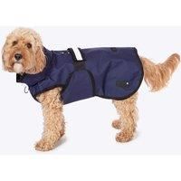 Danish Design 3-in-1 Dog Coat Navy, 33cm (13in) - All Weather, Waterpoof, Fleece-Lined, Reflective Raincoat for Dogs