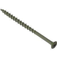 ForgeFix Decking Screw Pozi ST Green Anti-Corrosion 4.5 x 50mm Tub 1000