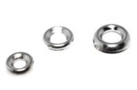 ForgeFix 200SCW6N Screw Cup Washers Solid Brass Nickel Plated No.6 Bag 200