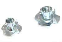 Forgefix 4 Pronged Tee T Nut M6 M8 6mm 8mm BZP Wood Woodwork Furniture Nuts