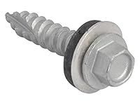 Forgefix FORTFHT6332 TechFast Hex Head Screw Sheet to Timber 6.3x32mm Pack 100