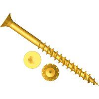 ForgeFast Elite Low-Torque Woodscrews | 3.0 x 30mm | Zinc Yellow Passivated | Box 200
