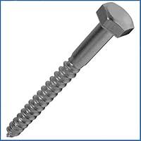 Forgefix CS10100M Hexagon Head Coach Screw - Zinc Plated