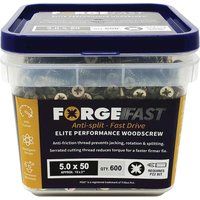 ForgeFast Elite Fast Drive Pozi Head Wood Screws Tub 4.0 x 30mm to 5.0 x 100mm