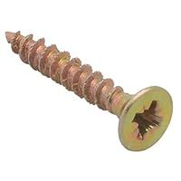 Spectre Advanced Multi-purpose Woodscrews | 3.0 x 25mm | Zinc Yellow Passivated | Box 200