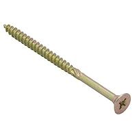 Forgefix FORSPE4580Y Spectre Woodscrew M4.5x80mm Box 100 Fixings