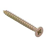 Spectre Advanced Multi-purpose Woodscrews | 5.0 x 40mm | Zinc Yellow Passivated | Box 200