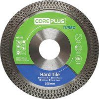 Core Plus CORDBHT105 HT105 Hard Tile Turbo Diamond Blade 105mm