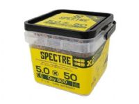 Spectre Wood Screws 5.0 x 50mm (Tub 600)  CSK ZYP  Pozi Compatible FORSP550YT