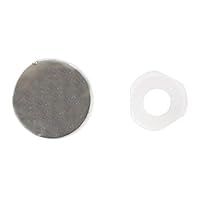 Domed Cover Cap Chrome Coloured No. 6-8 Bag 25