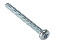 Forgefix MSPH530M Pozi Pan Head Machine Screw - Zinc Plated