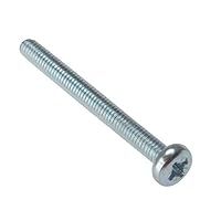 Forgefix MSPH550M Pozi Pan Head Machine Screw - Zinc Plated