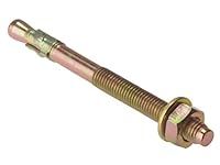 Forgefix TB10100M Through Bolt - Zinc Yellow Passivated