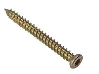Forgefix CFS102 Torx Head Concrete Frame Screw - Zinc Yellow Passivated