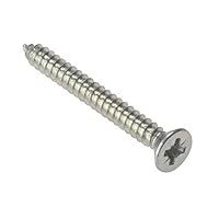 Forgefix STCK348Z Countersunk Head Pozidriv Self Tapping Screw - Zinc Plated