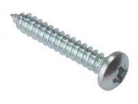 Forgefix STPP1148ZP Self Tapping Screw Pozi Pan Head ZP 1.1/4 x 8 Box 200
