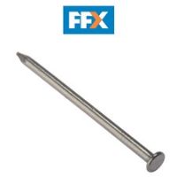 Forgefix 500NLRH100B Round Head Nail Bright Finish 100mm Bag of 500g
