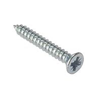 Forgefix STCK346Z Countersunk Head Pozidriv Self Tapping Screw - Zinc Plated