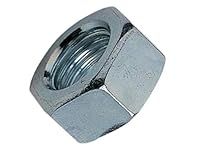 ForgeFix Hexagonal Nuts | M10 | Zinc Plated | Bag 50