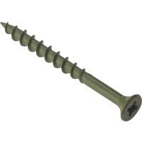 Forgefix DS4550 Pozidriv Decking Screw - Green Anti-Corrosion Item in hand is Size: 4.5 x 50mm, Pack of 200
