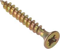 ForgeFix Multi-Purpose Single Thread Screws | 4.5 x 30mm | Zinc Yellow Passivated | Box 200