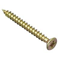 ForgeFix Multi-Purpose Single Thread Screws | 4.5 x 40mm | Zinc Yellow Passivated | Box 200