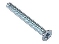 ForgeFix Machine Screws Countersunk | M5 x 40mm | Zinc Plated | Bag 25