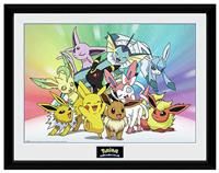 GB eye Pokémon Eevee 30 x 40cm Framed Collector Print