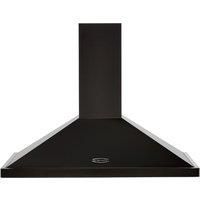 Rangemaster LEIHDC90BC Chimney Cooker Hood, Black