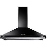 Rangemaster CLAHDC110BC Classic 110cm Chimney Cooker Hood  Black & Chrome