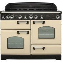 Rangemaster Classic Deluxe CDL110EICR/C Free Standing Range Cooker in Cream / Chrome