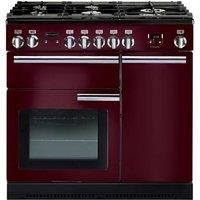 Rangemaster Professional Plus PROP90NGFCY/C Free Standing Range Cooker in Cranberry