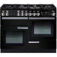 Rangemaster PROP110NGFGBC Professional Plus 110cm Natural Gas Range Cooker  Black