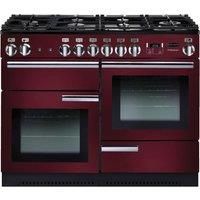 Rangemaster Professional Plus PROP110NGFCY/C Free Standing Range Cooker in Cranberry / Chrome
