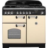 Rangemaster Classic Deluxe CDL100DFFCR/C Free Standing Range Cooker in Cream