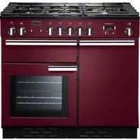 Rangemaster Professional Plus PROP100DFFCY/C Free Standing Range Cooker in Cranberry