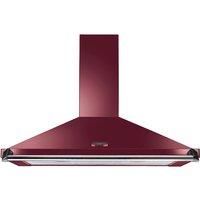 Rangemaster Classic CLAHDC90CY/C Integrated Cooker Hood in Cranberry / Chrome