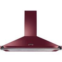 Rangemaster Classic CLAHDC110CY/C Integrated Cooker Hood in Cranberry / Chrome