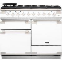 Rangemaster ELS110DFFWH Elise 110 Dual Fuel Range Cooker, White