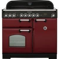 Rangemaster Classic Deluxe CDL100EICY/C Free Standing Range Cooker in Cranberry