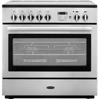 Rangemaster Professional Plus FX PROP90FXEISS/C Free Standing Range Cooker in Stainless Steel