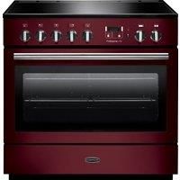 Rangemaster Professional Plus FX PROP90FXEICY/C Free Standing Range Cooker in Cranberry