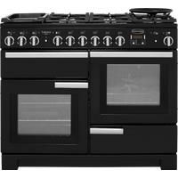 Rangemaster PDL110DFFGBC Professional Deluxe 110cm Dual Fuel Range Cooker  Black