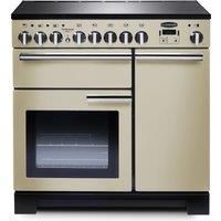 Rangemaster PDL90EICR/C Professional Deluxe 90 Induction Hob Range Cooker, Cream