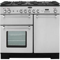 Rangemaster 98780 Kitchener 100cm Dual Fuel Range Cooker  Stainless Steel