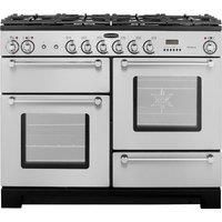 Rangemaster 98830 Kitchener 110cm Dual Fuel Range Cooker  Stainless Steel and Chrome